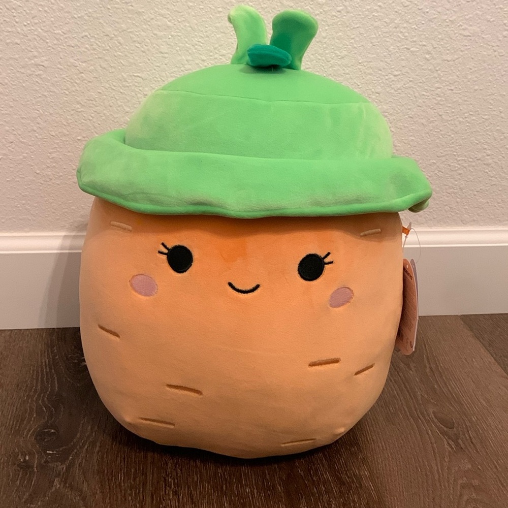 Squishmallows Caroleena the carrot. Large Squishmallow. 14” New!